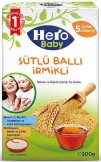 Hero Baby Sütlü Ballı İrmikli 200 gr 200 gr Kaşık Mama kullananlar yorumlar